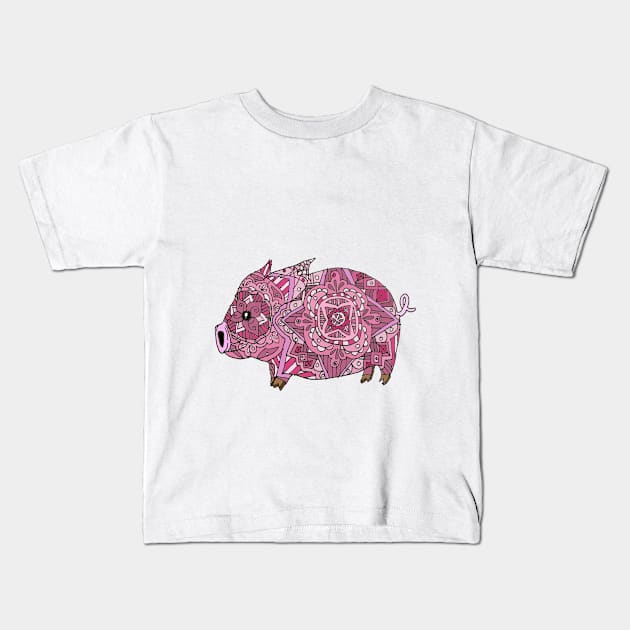 Pigandala Kids T-Shirt by nsvt